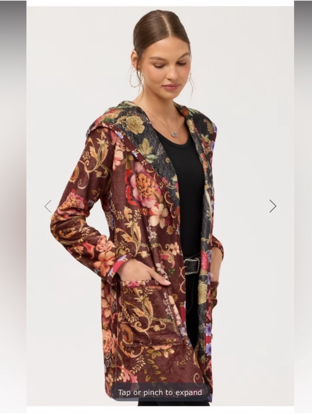 NWT JOHNNY WAS JOAN MIDI SHERPA JACKET - Picture 3 of 5